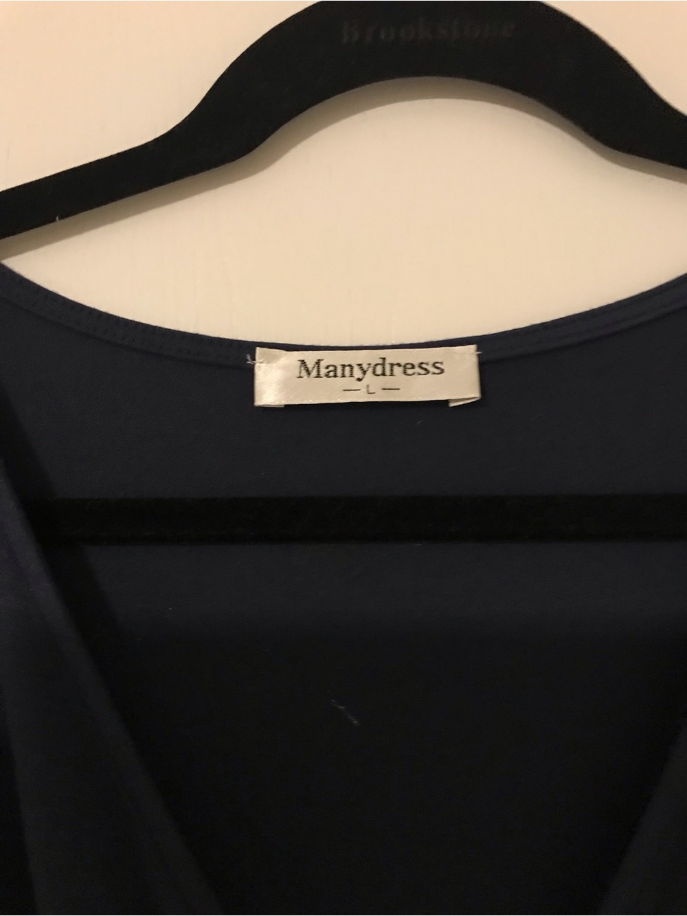 Brookstone Navy Wrap Midi Dress with Tie Waist 0029 - Picture 2 of 3